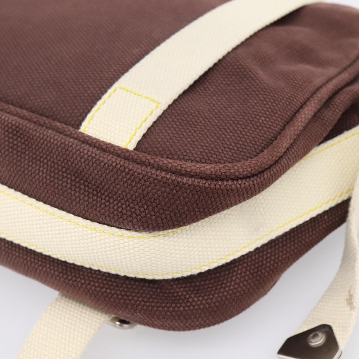 LOUIS VUITTON Antigua Buzzus PM Shoulder Bag Canvas Brown M40080 LV Auth ka6270