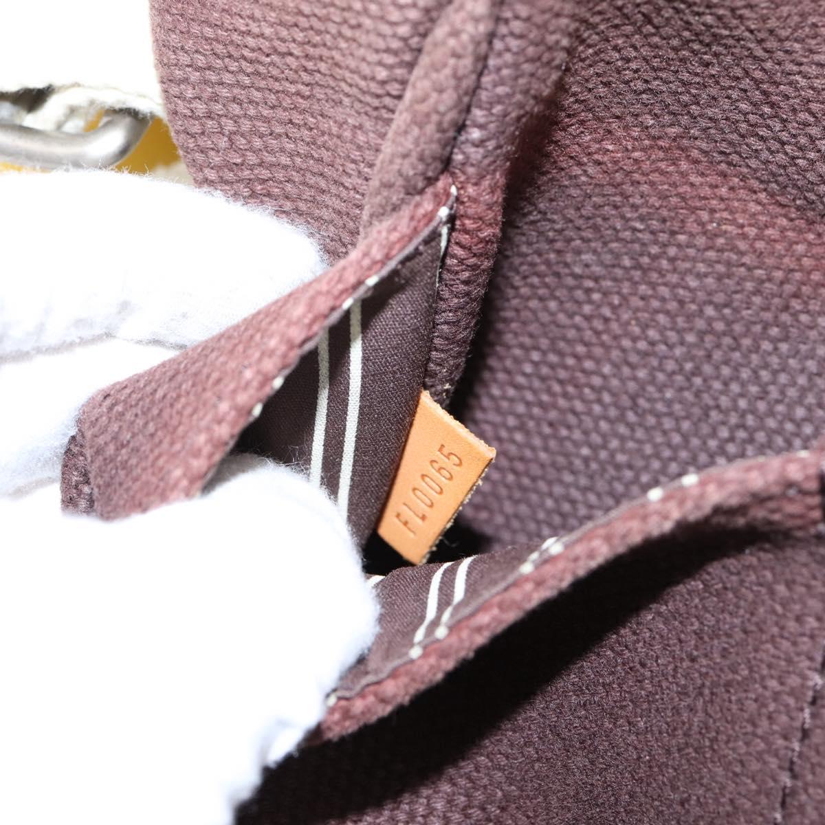 LOUIS VUITTON Antigua Buzzus PM Shoulder Bag Canvas Brown M40080 LV Auth ka6270