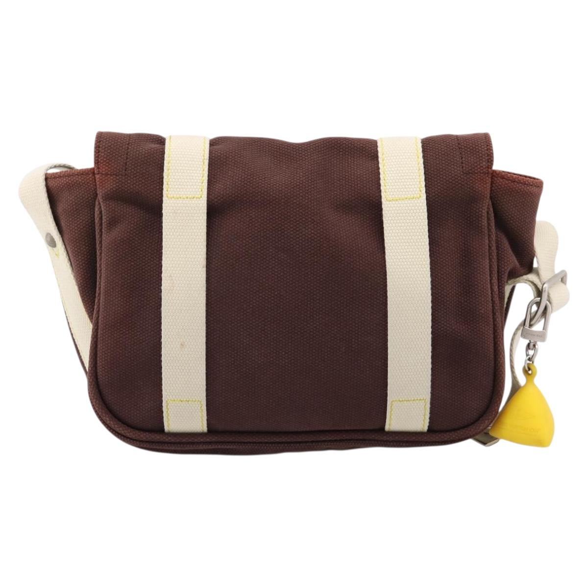 LOUIS VUITTON Antigua Buzzus PM Shoulder Bag Canvas Brown M40080 LV Auth ka6270