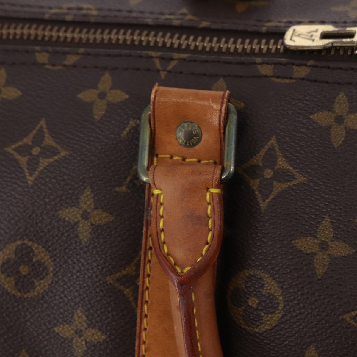 LOUIS VUITTON Monogram Keepall Bandouliere 55 Boston Bag M41414 LV Auth ka6272