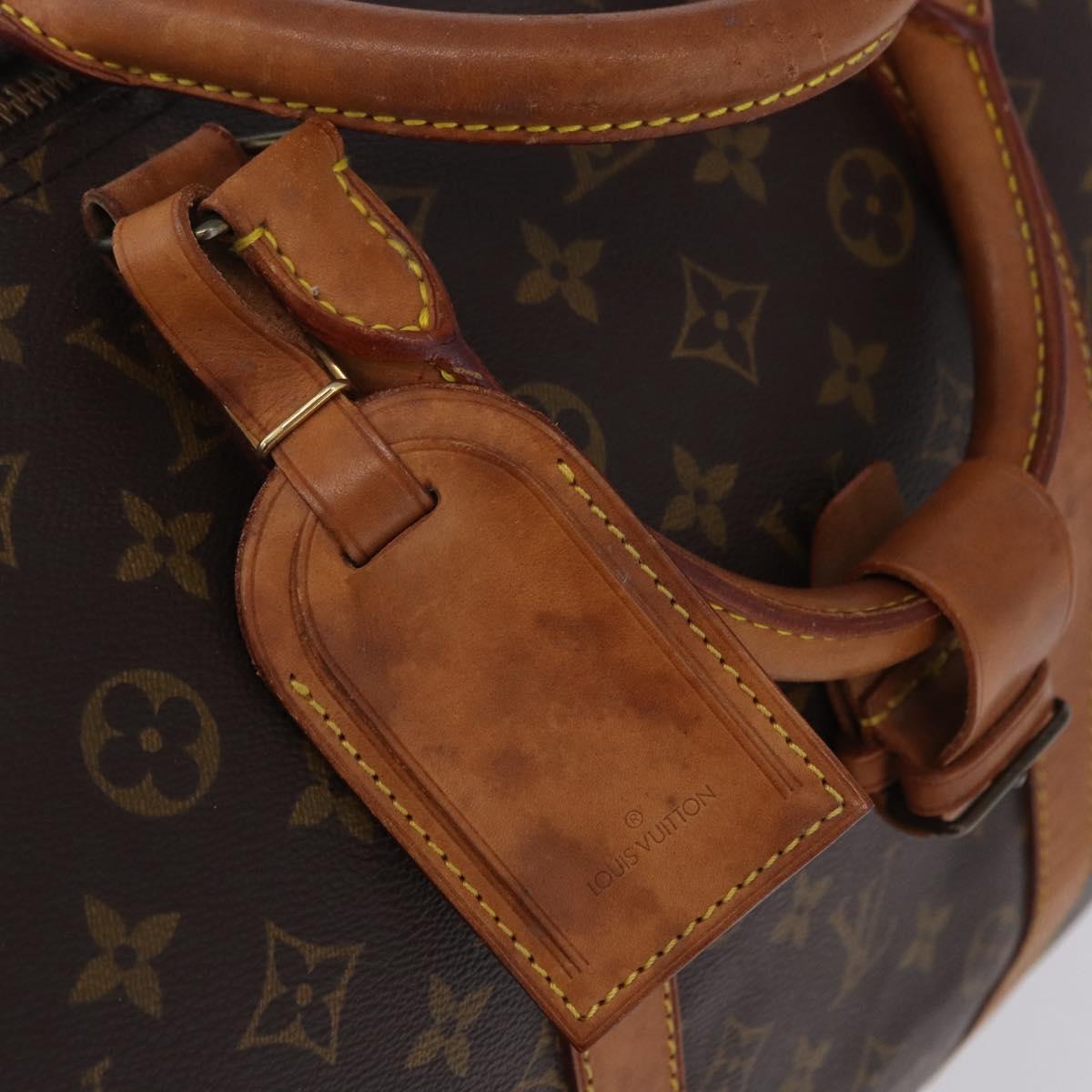 LOUIS VUITTON Monogram Keepall Bandouliere 55 Boston Bag M41414 LV Auth ka6272