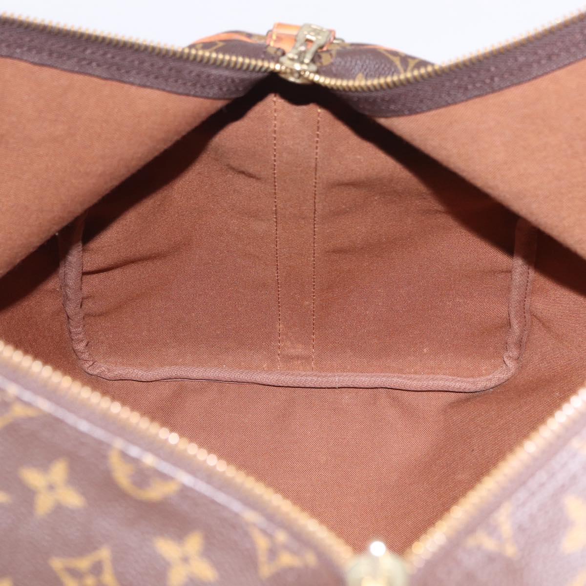 LOUIS VUITTON Monogram Keepall Bandouliere 55 Boston Bag M41414 LV Auth ka6272