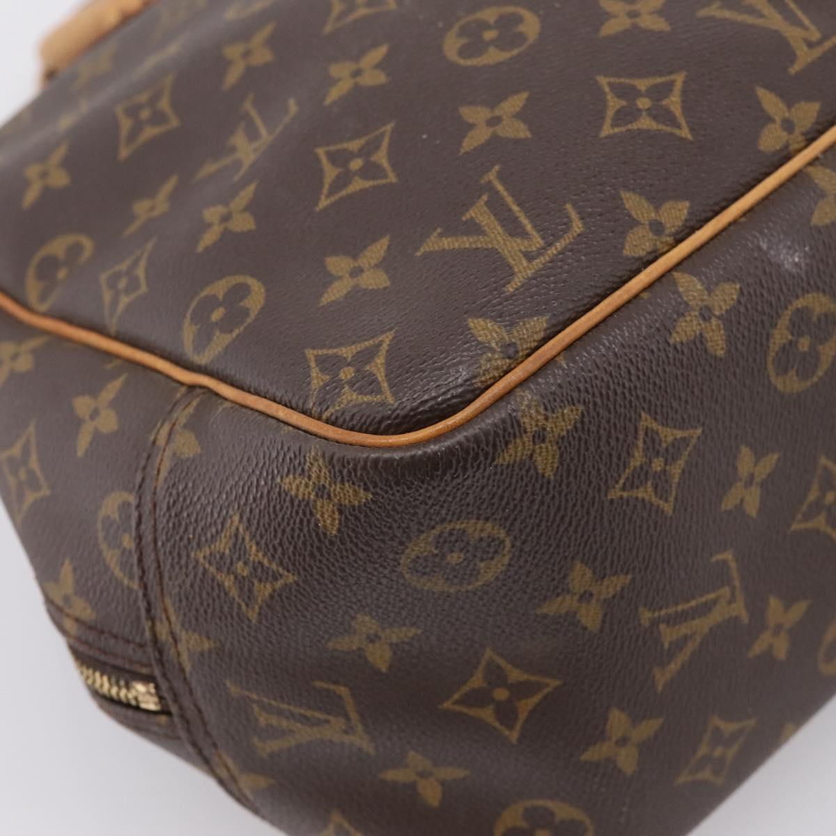 LOUIS VUITTON Monogram Deauville Hand Bag M47270 LV Auth ka6273