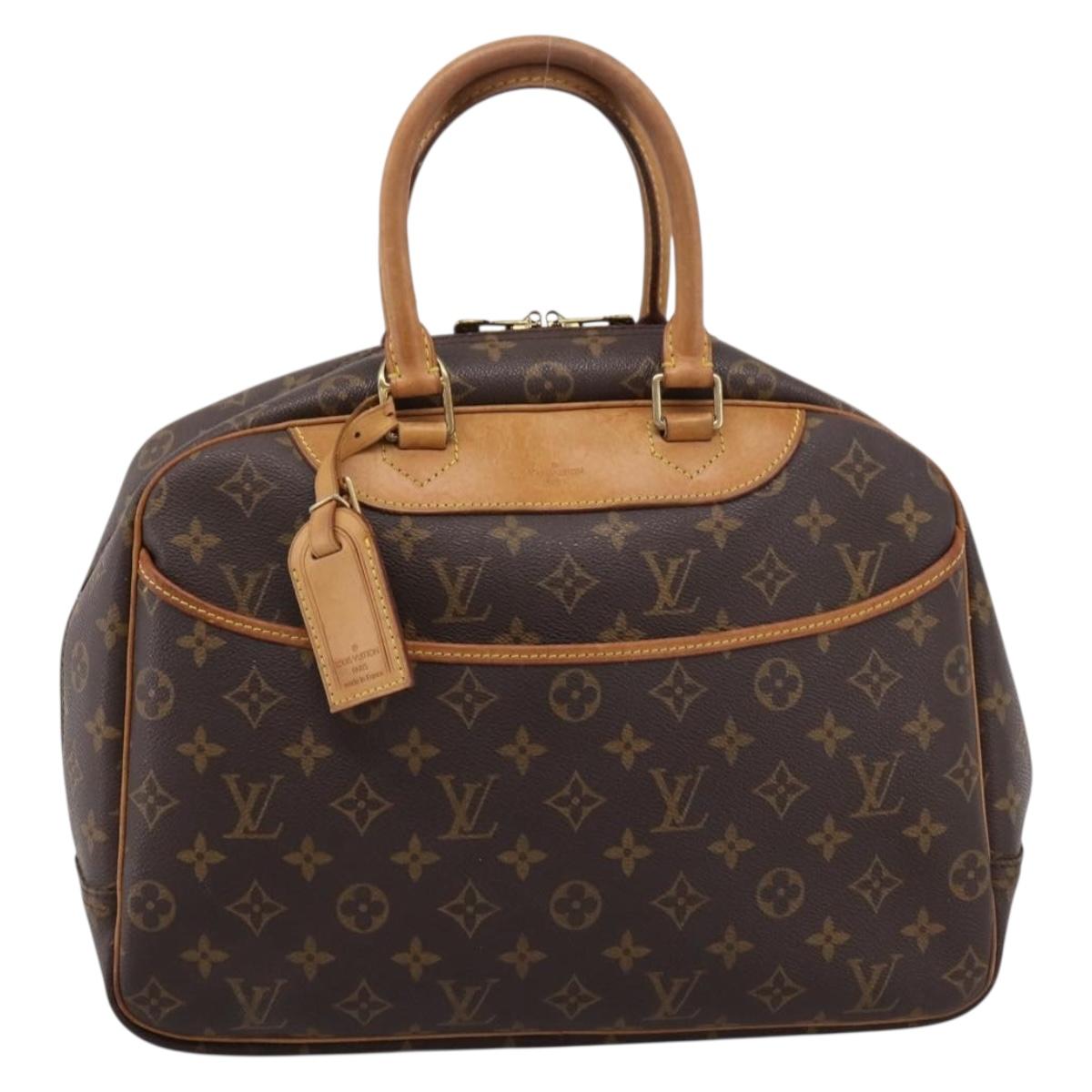 LOUIS VUITTON Monogram Deauville Hand Bag M47270 LV Auth ka6273