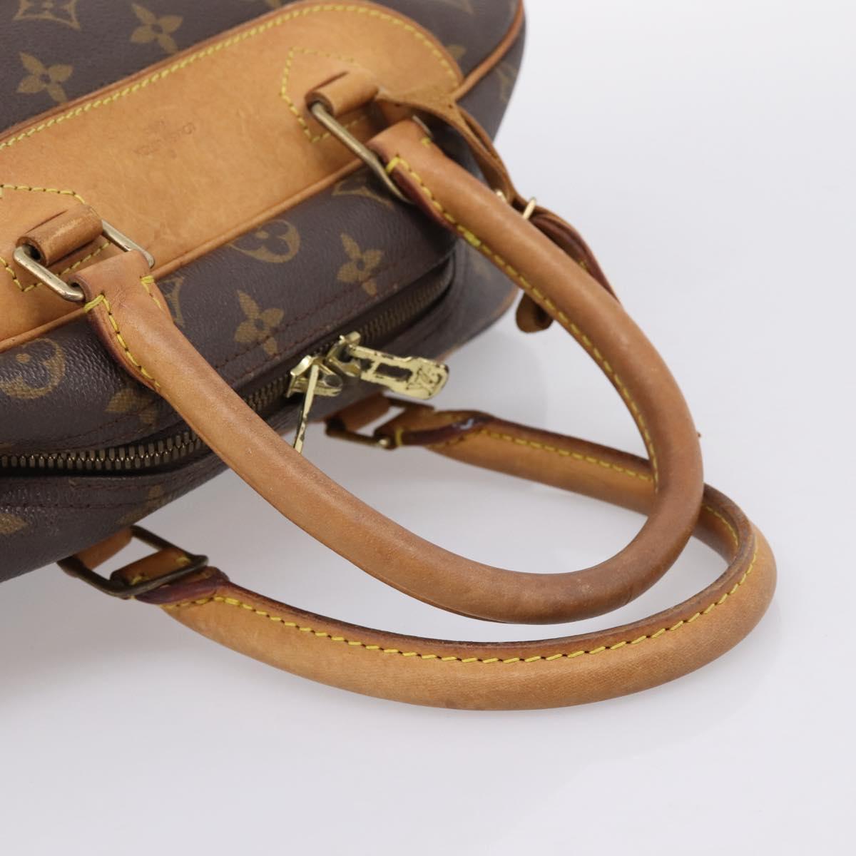 LOUIS VUITTON Monogram Deauville Hand Bag M47270 LV Auth ka6273