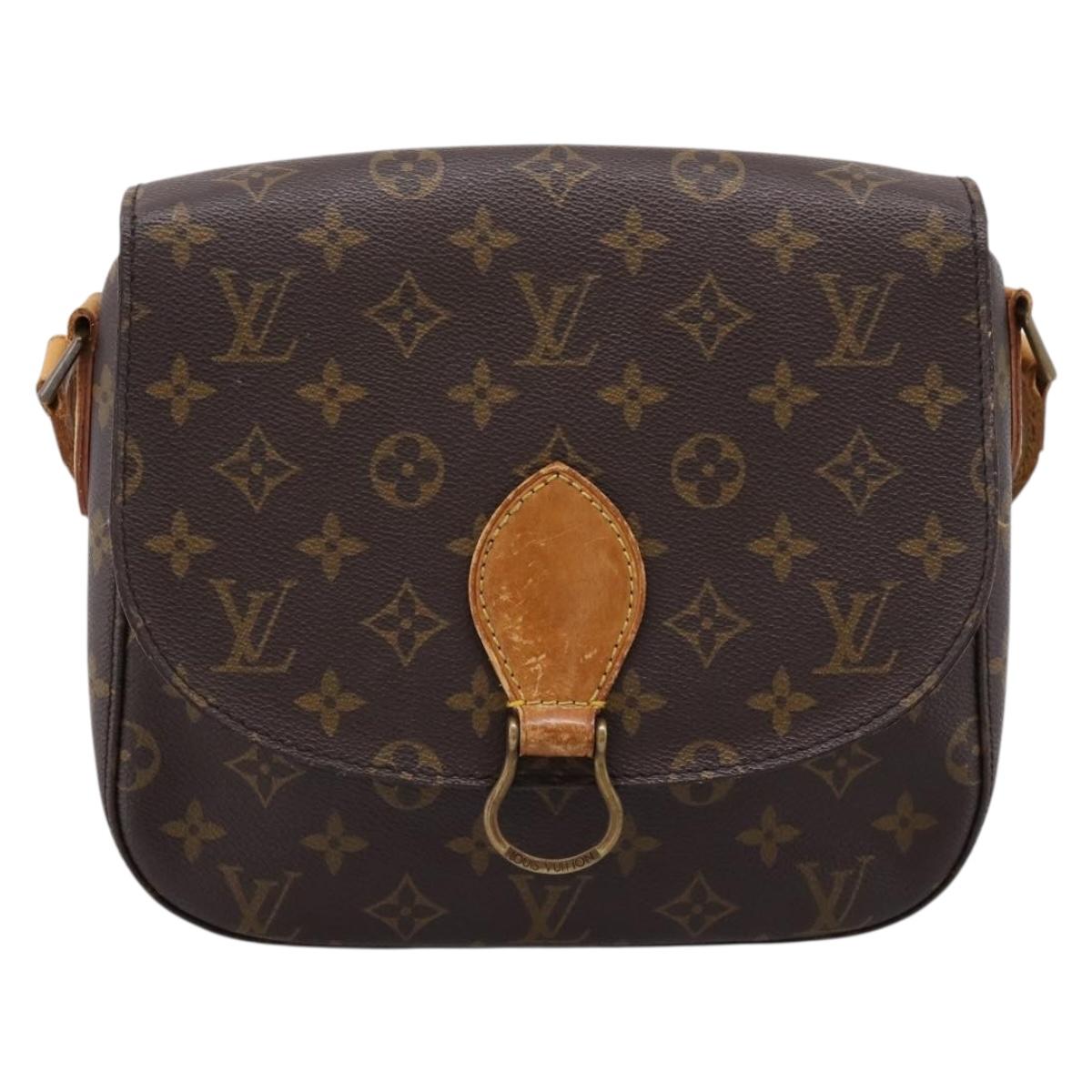 LOUIS VUITTON Monogram Saint Cloud GM Shoulder Bag M51242 LV Auth ka6274