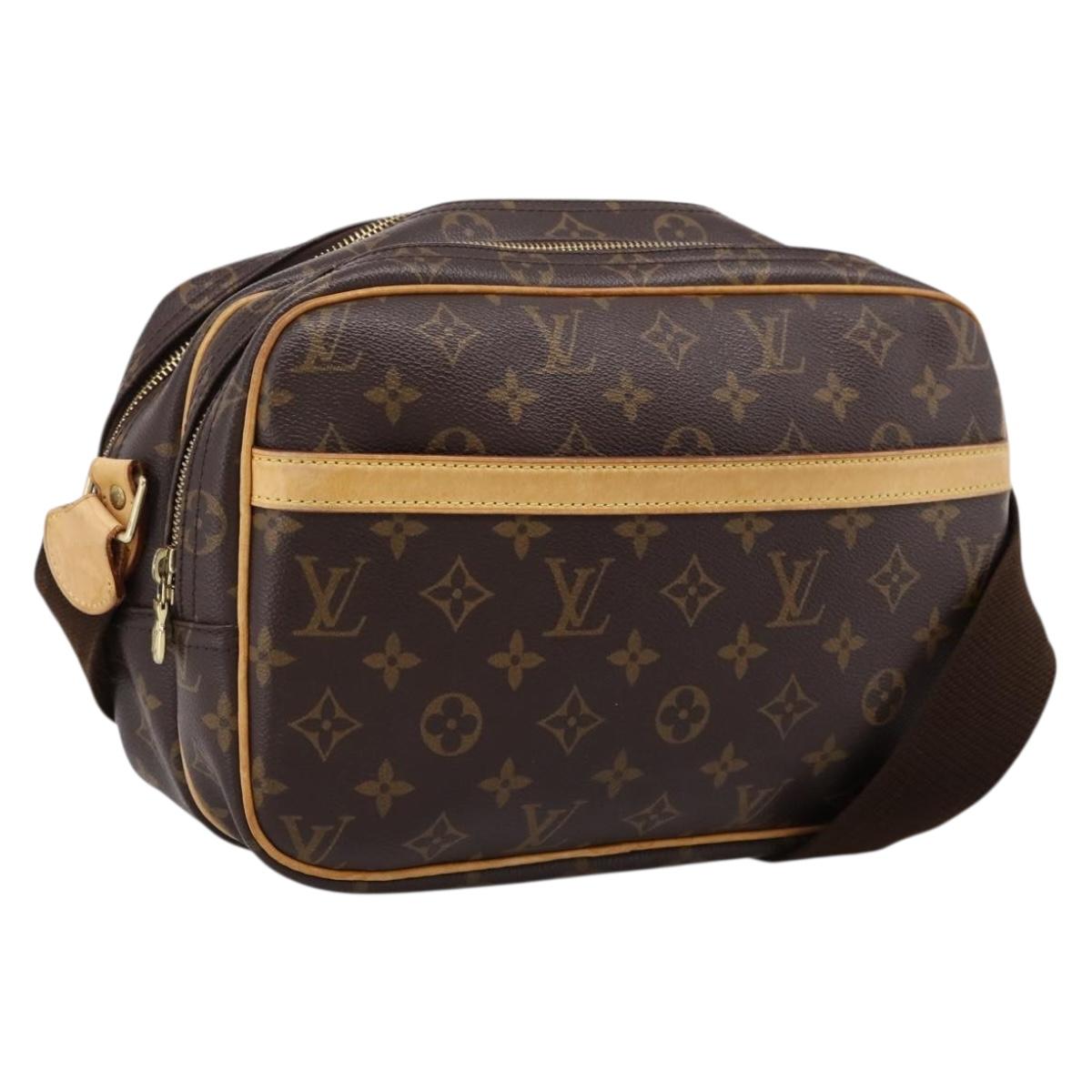 LOUIS VUITTON Monogram Reporter PM Shoulder Bag M45254 LV Auth ka6276V