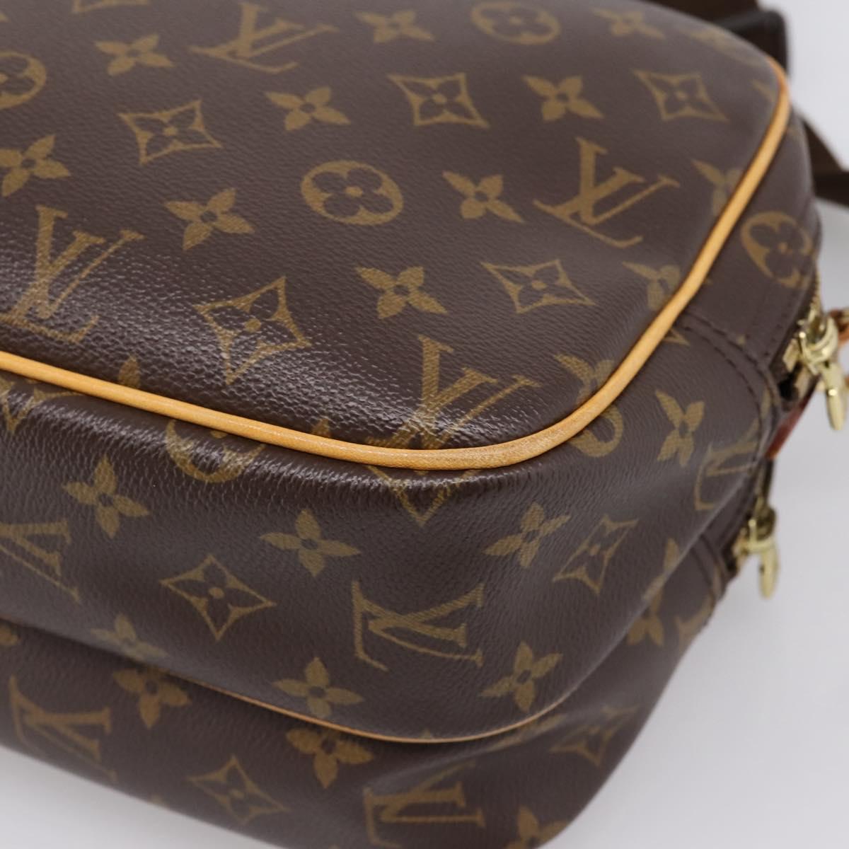 LOUIS VUITTON Monogram Reporter PM Shoulder Bag M45254 LV Auth ka6276V