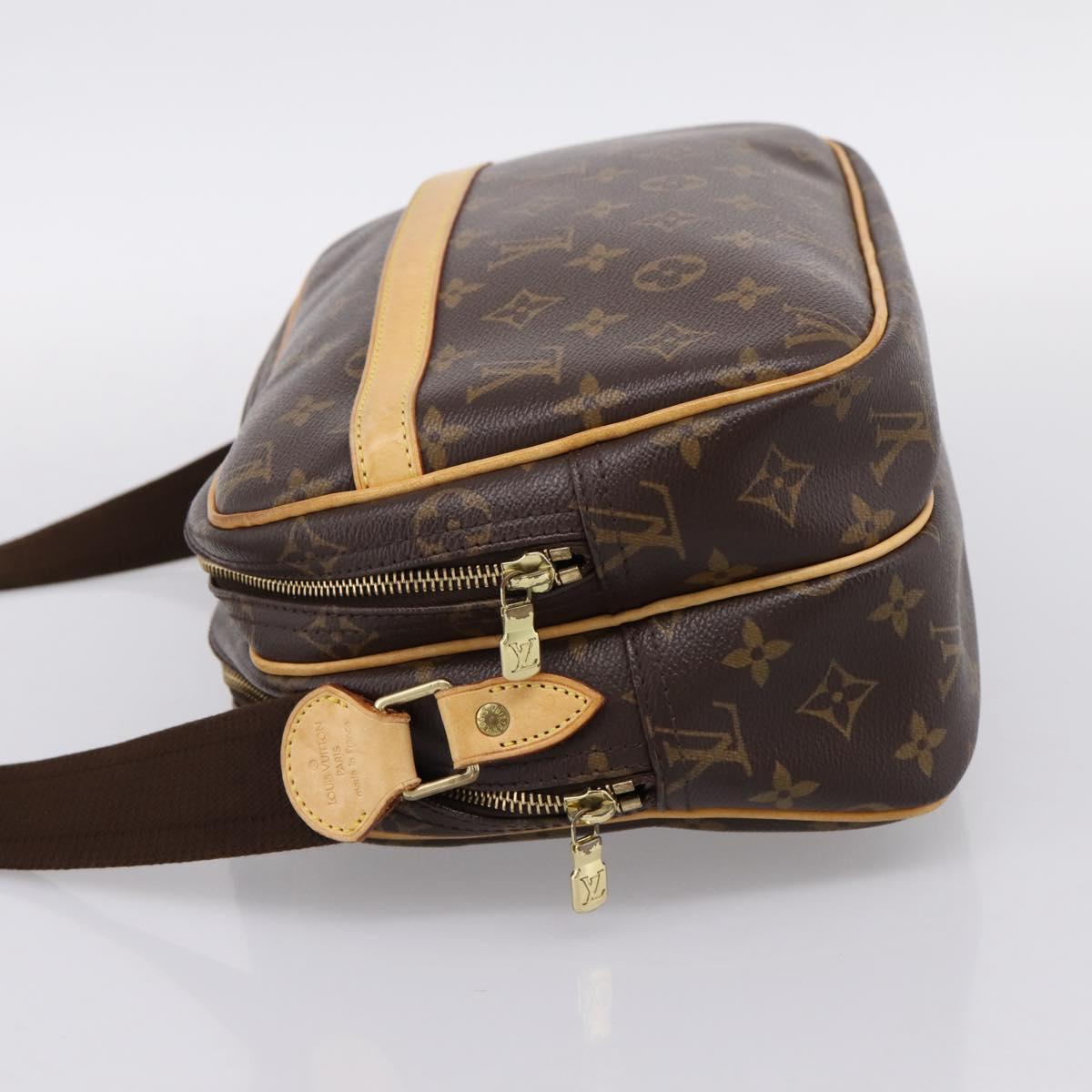 LOUIS VUITTON Monogram Reporter PM Shoulder Bag M45254 LV Auth ka6276V