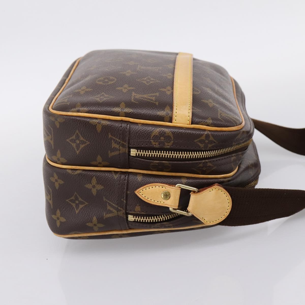 LOUIS VUITTON Monogram Reporter PM Shoulder Bag M45254 LV Auth ka6276V
