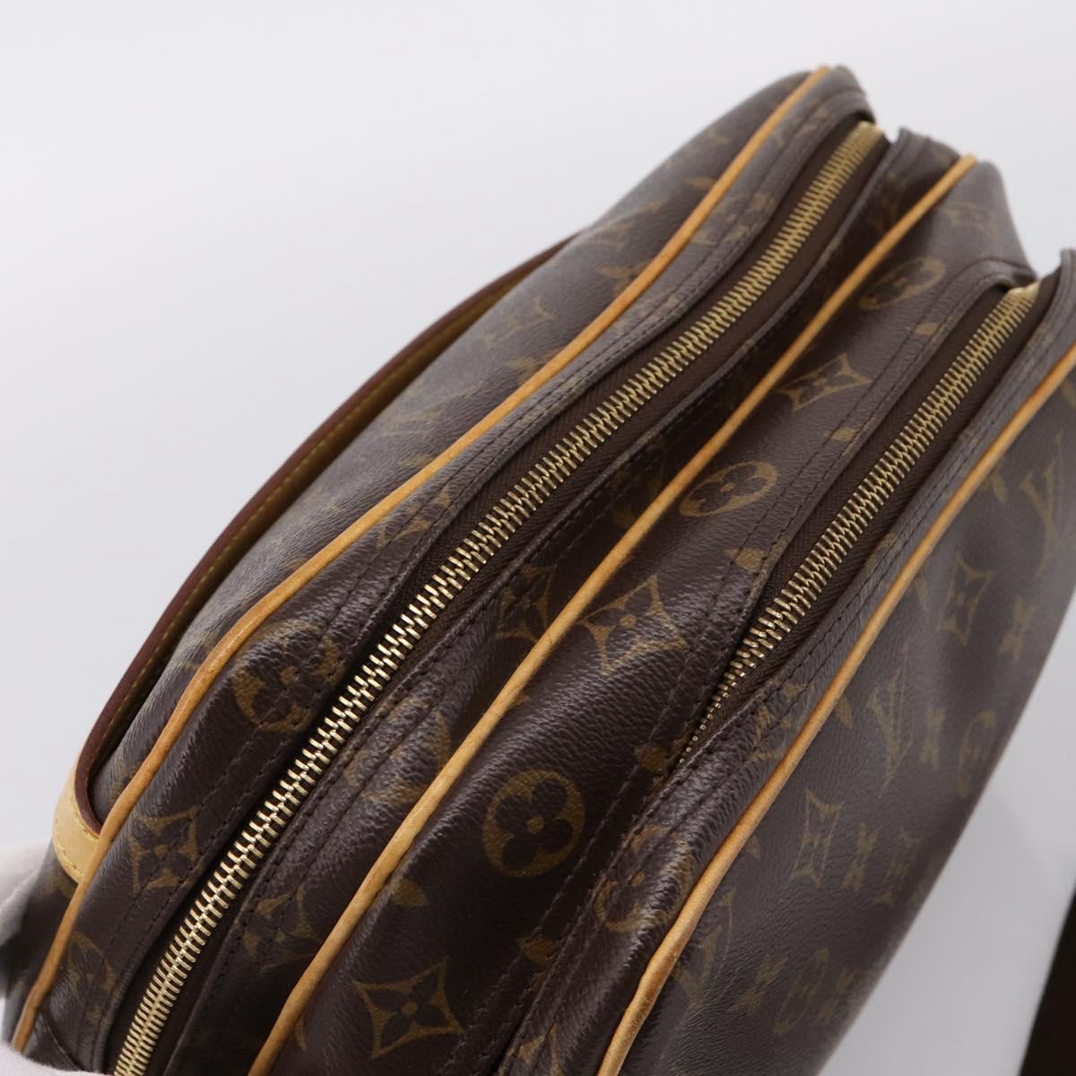 LOUIS VUITTON Monogram Reporter PM Shoulder Bag M45254 LV Auth ka6276V