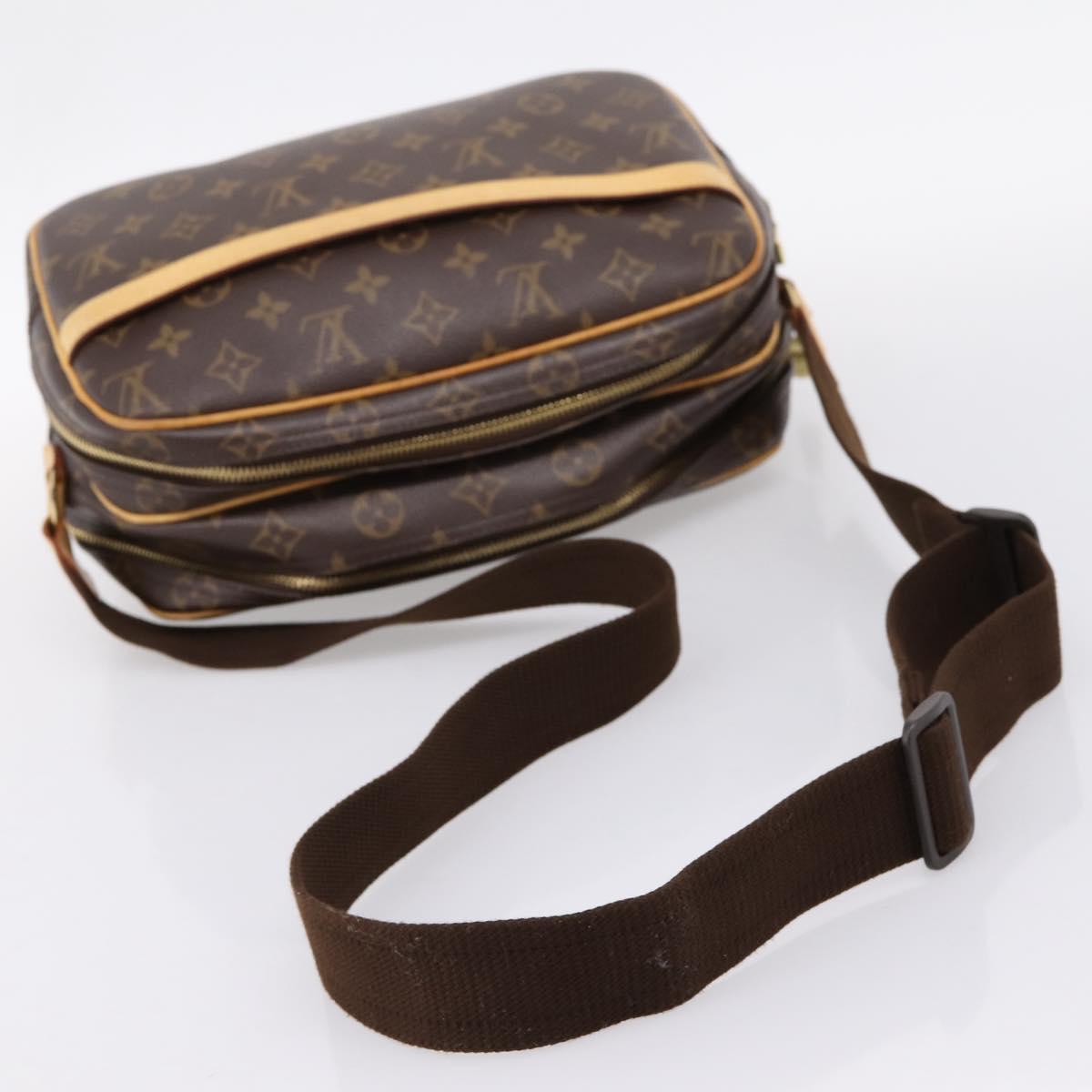 LOUIS VUITTON Monogram Reporter PM Shoulder Bag M45254 LV Auth ka6276V