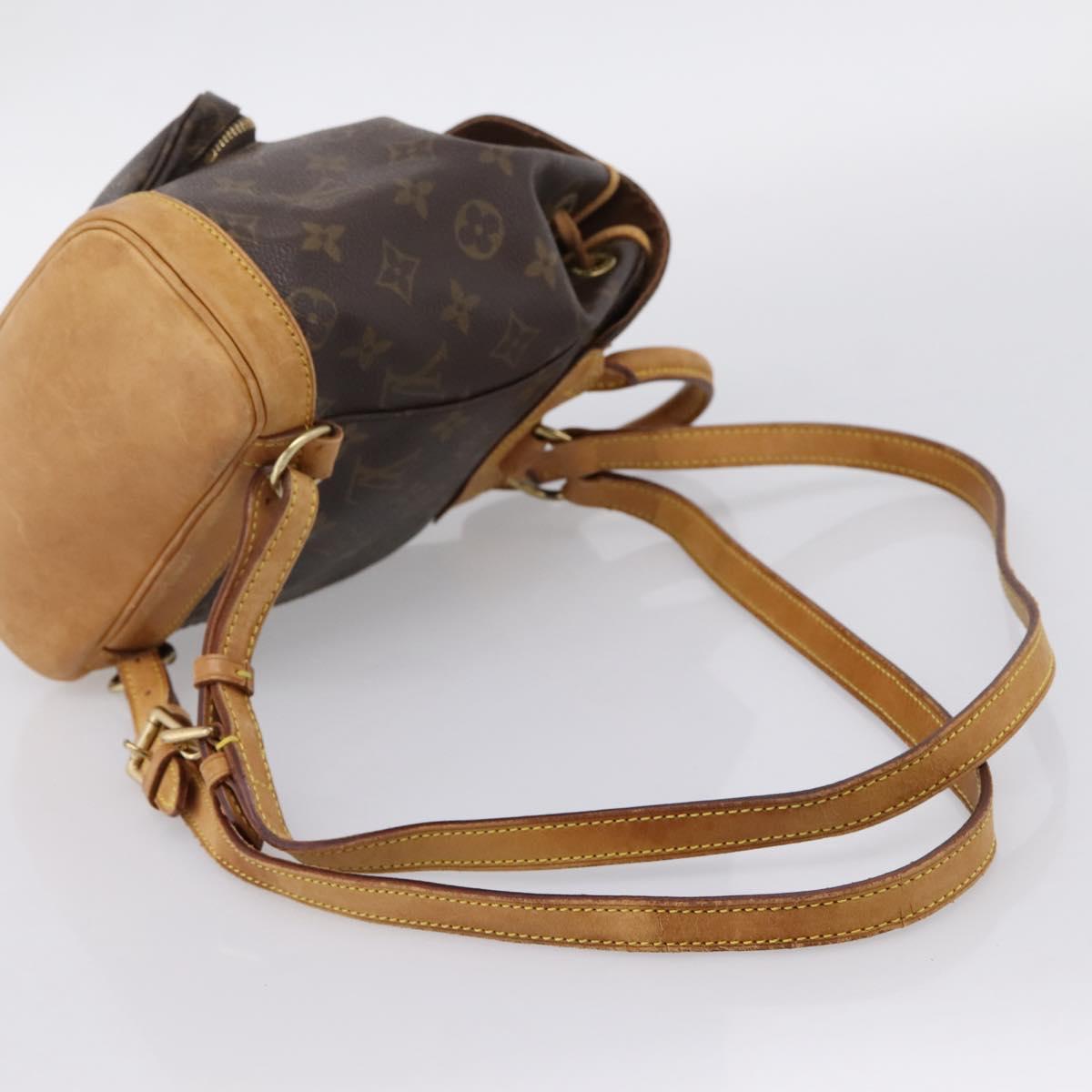LOUIS VUITTON Monogram Montsouris PM Backpack M51137 LV Auth ka6277