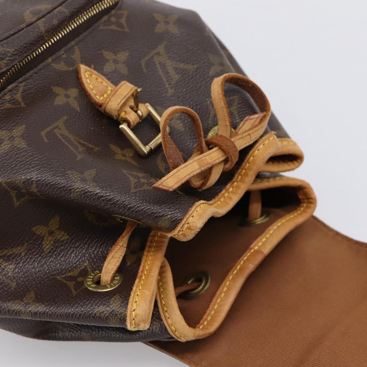 LOUIS VUITTON Monogram Montsouris PM Backpack M51137 LV Auth ka6277