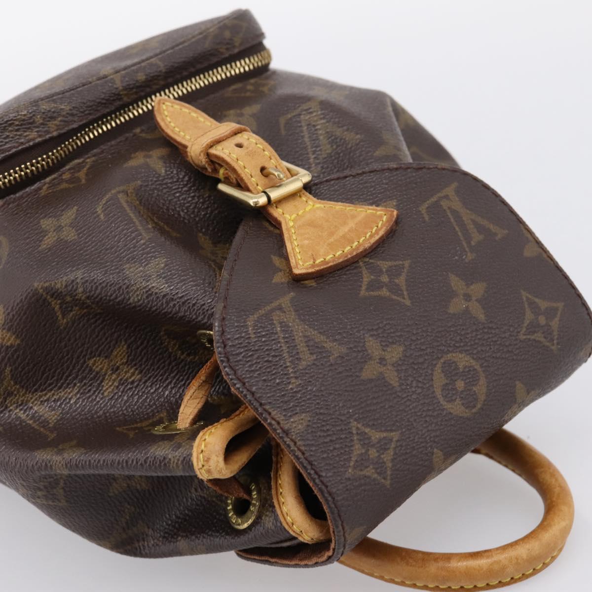 LOUIS VUITTON Monogram Montsouris PM Backpack M51137 LV Auth ka6277