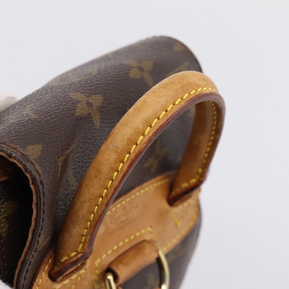 LOUIS VUITTON Monogram Montsouris PM Backpack M51137 LV Auth ka6277