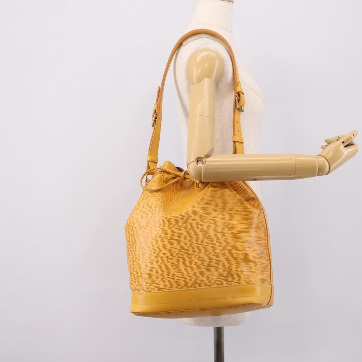LOUIS VUITTON Epi Noe Shoulder Bag Tassili Yellow M44009 LV Auth ka6279
