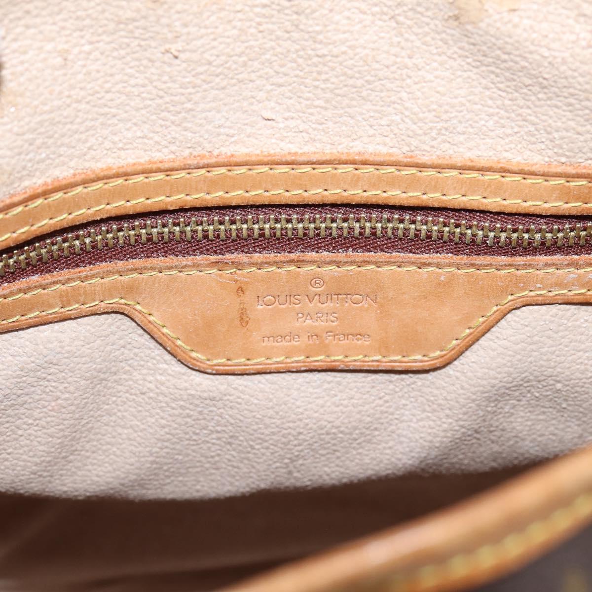 LOUIS VUITTON Monogram Bucket PM Shoulder Bag M42238 LV Auth ka6280