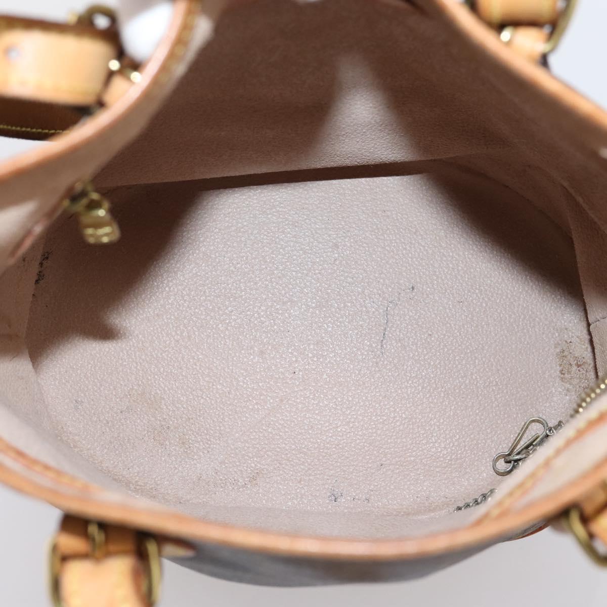 LOUIS VUITTON Monogram Bucket PM Shoulder Bag M42238 LV Auth ka6280
