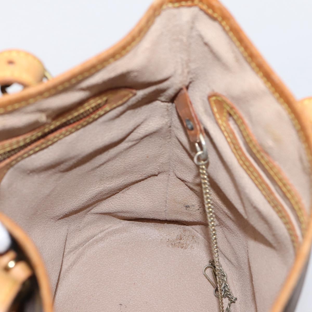 LOUIS VUITTON Monogram Bucket PM Shoulder Bag M42238 LV Auth ka6280