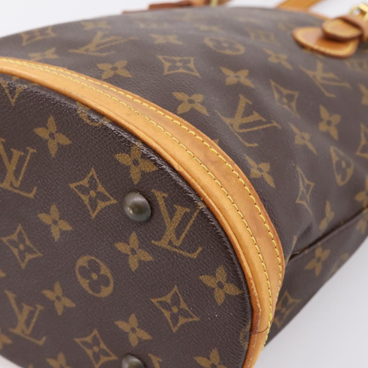 LOUIS VUITTON Monogram Bucket PM Shoulder Bag M42238 LV Auth ka6281