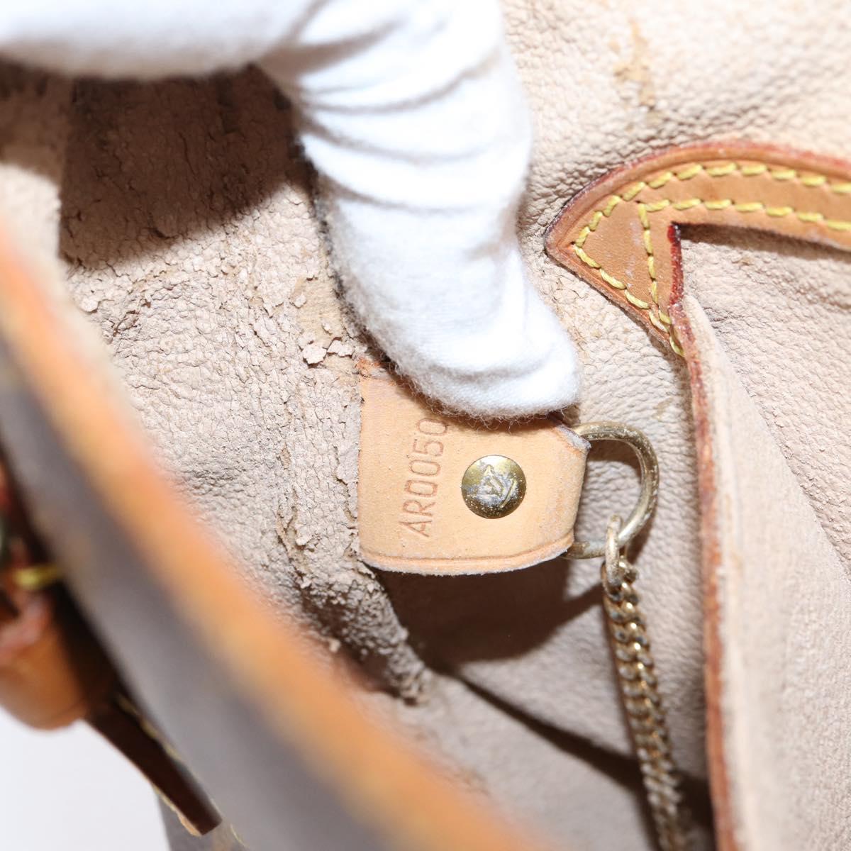LOUIS VUITTON Monogram Bucket PM Shoulder Bag M42238 LV Auth ka6281