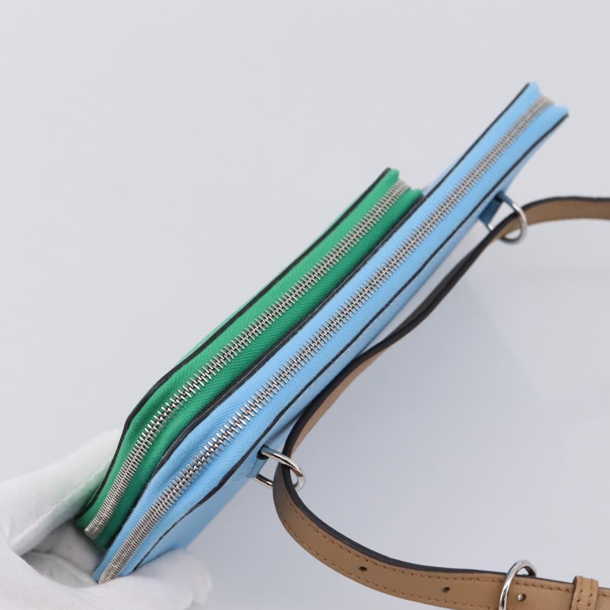 HERMES Nouveau To Go Ship Shoulder Wallet Leather Lavande Auth ka6284SM