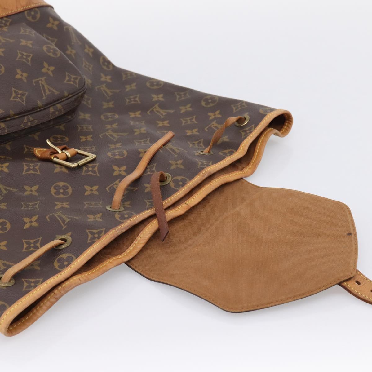LOUIS VUITTON Monogram Montsouris GM Backpack M51135 LV Auth ka6288