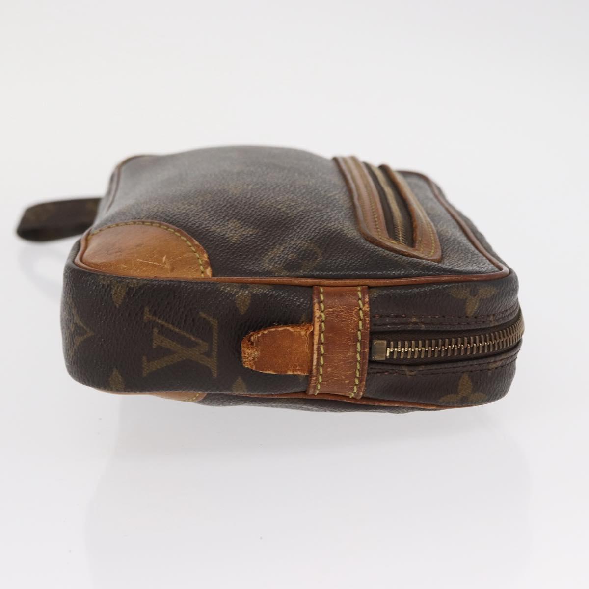 LOUIS VUITTON Monogram Marly Dragonne GM Clutch Bag M51825 LV Auth ka629