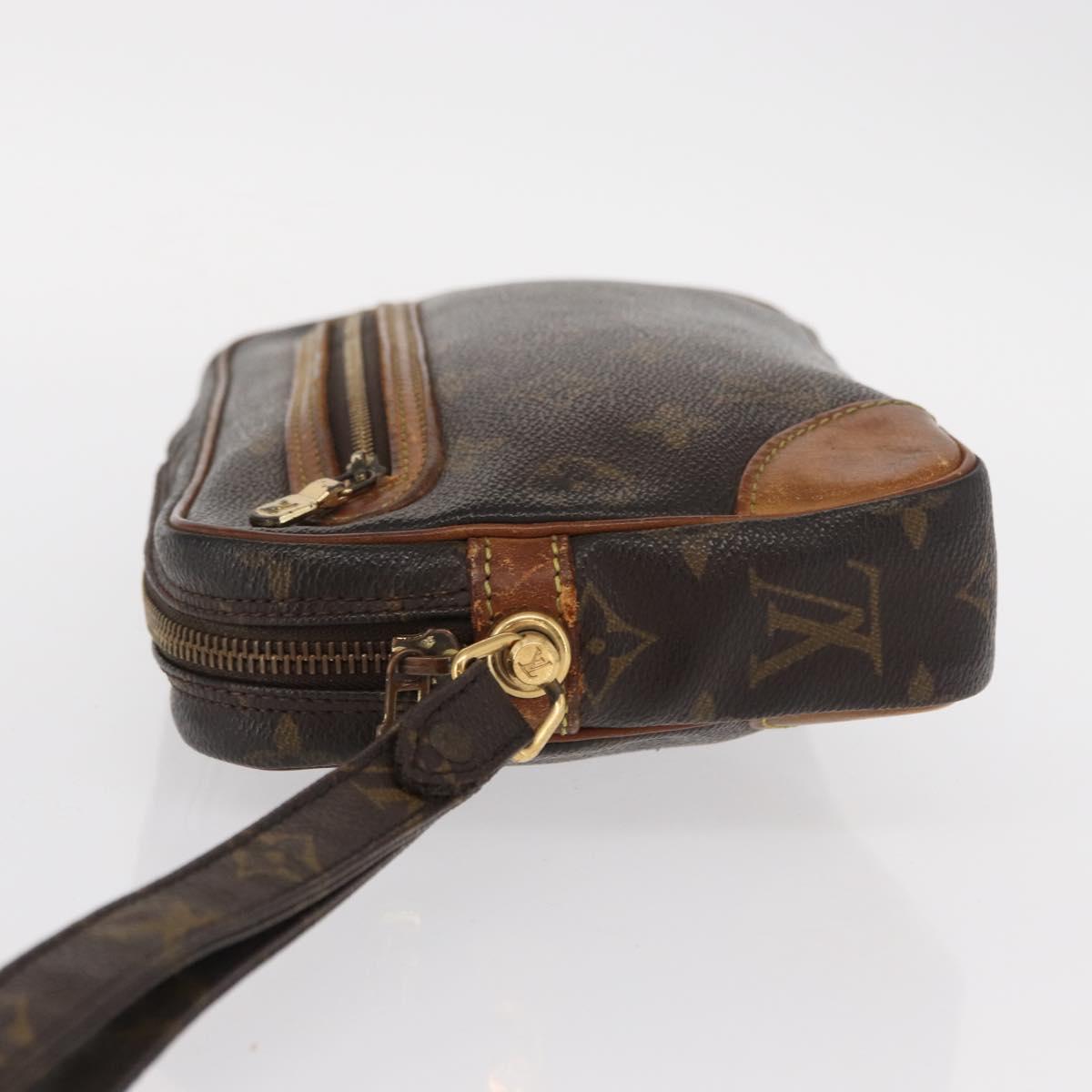 LOUIS VUITTON Monogram Marly Dragonne GM Clutch Bag M51825 LV Auth ka629