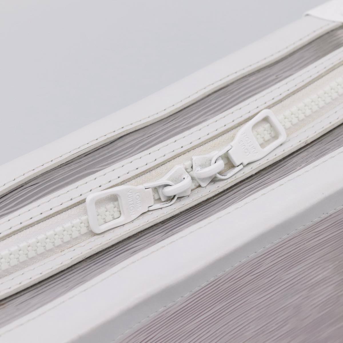 LOUIS VUITTON Epi Plage Soft Trunk Shoulder Bag Clear M55602 LV Auth ka6296V