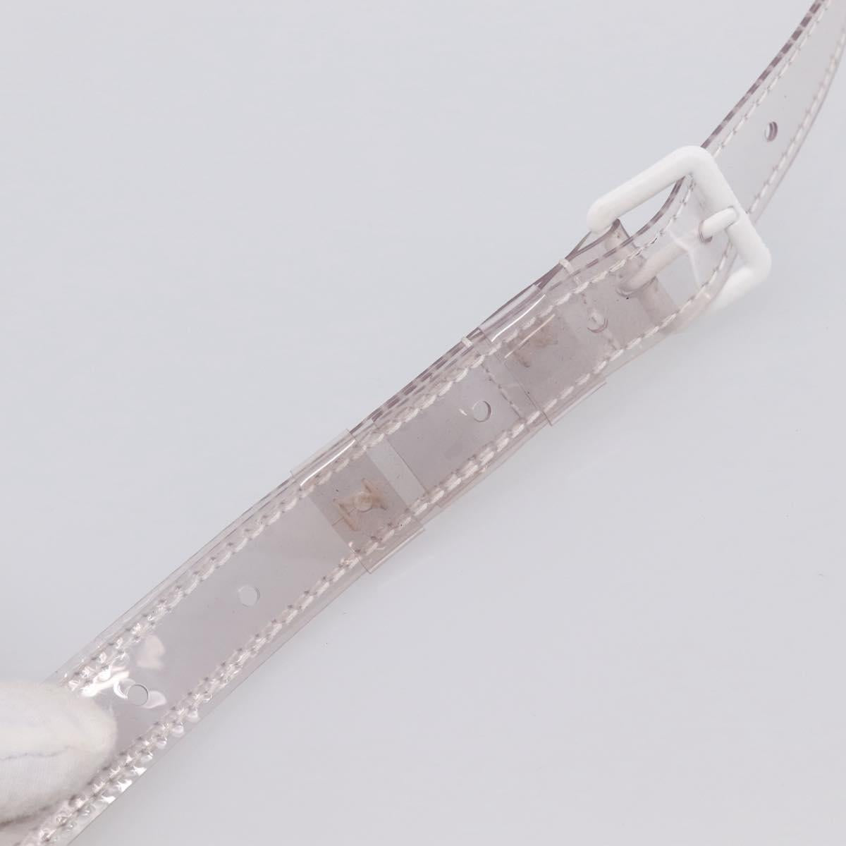 LOUIS VUITTON Epi Plage Soft Trunk Shoulder Bag Clear M55602 LV Auth ka6296V