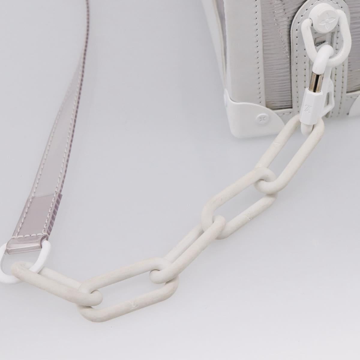 LOUIS VUITTON Epi Plage Soft Trunk Shoulder Bag Clear M55602 LV Auth ka6296V