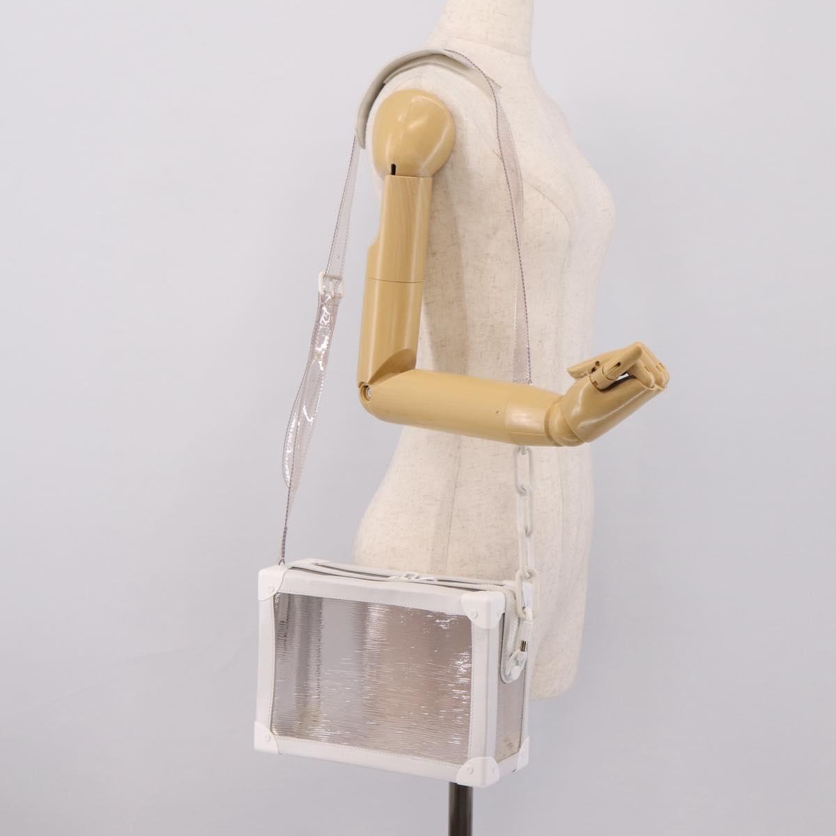 LOUIS VUITTON Epi Plage Soft Trunk Shoulder Bag Clear M55602 LV Auth ka6296V