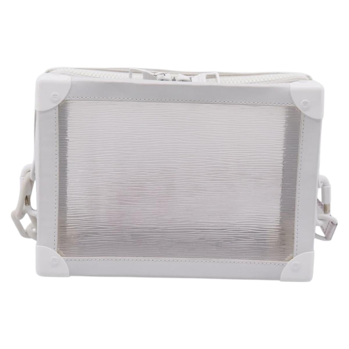 LOUIS VUITTON Epi Plage Soft Trunk Shoulder Bag Clear M55602 LV Auth ka6296V