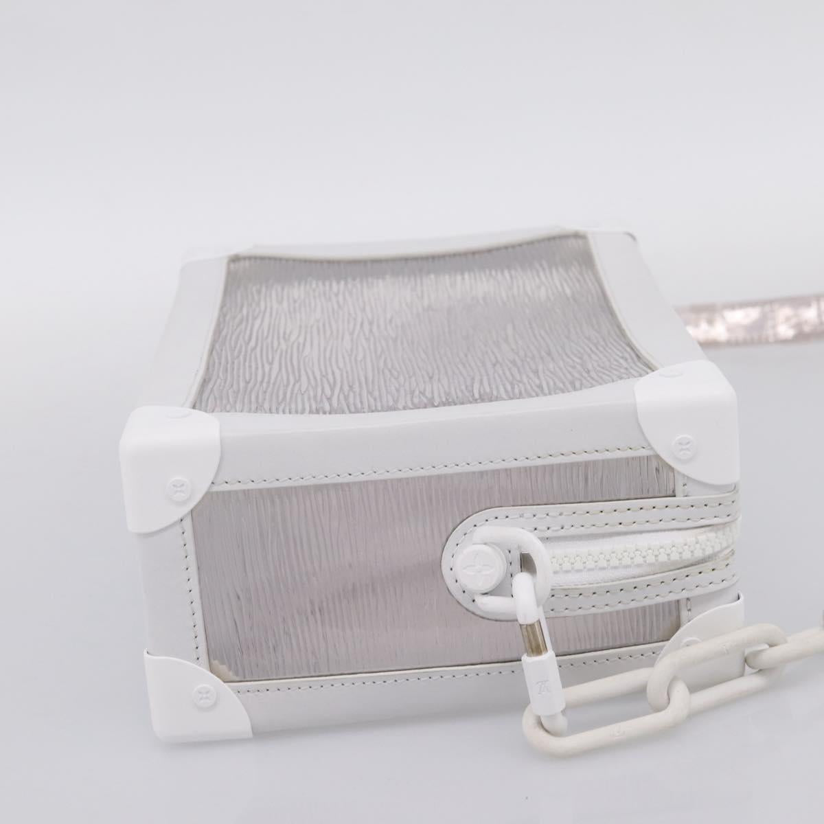 LOUIS VUITTON Epi Plage Soft Trunk Shoulder Bag Clear M55602 LV Auth ka6296V