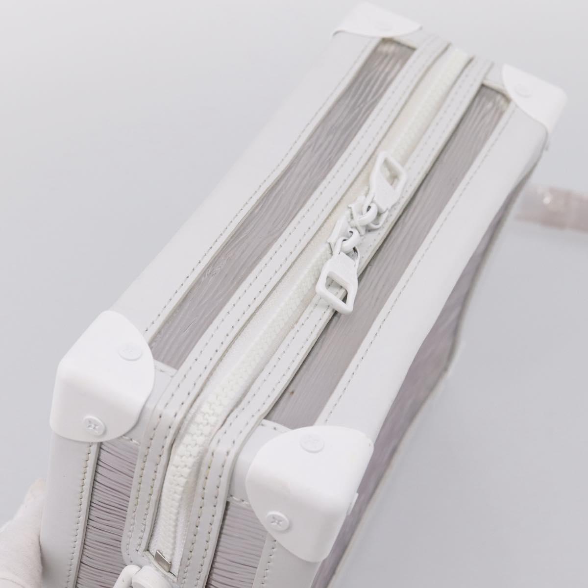 LOUIS VUITTON Epi Plage Soft Trunk Shoulder Bag Clear M55602 LV Auth ka6296V