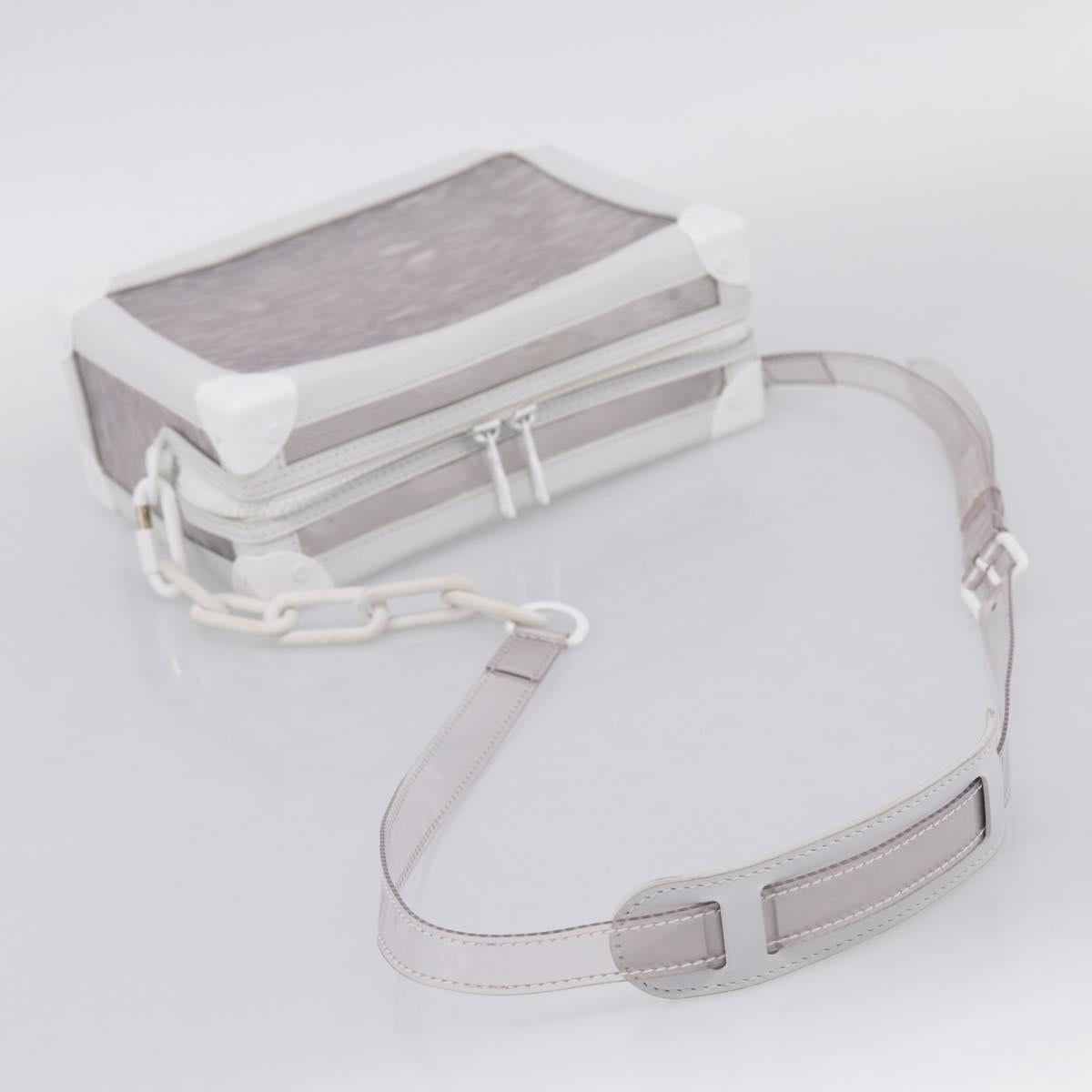 LOUIS VUITTON Epi Plage Soft Trunk Shoulder Bag Clear M55602 LV Auth ka6296V