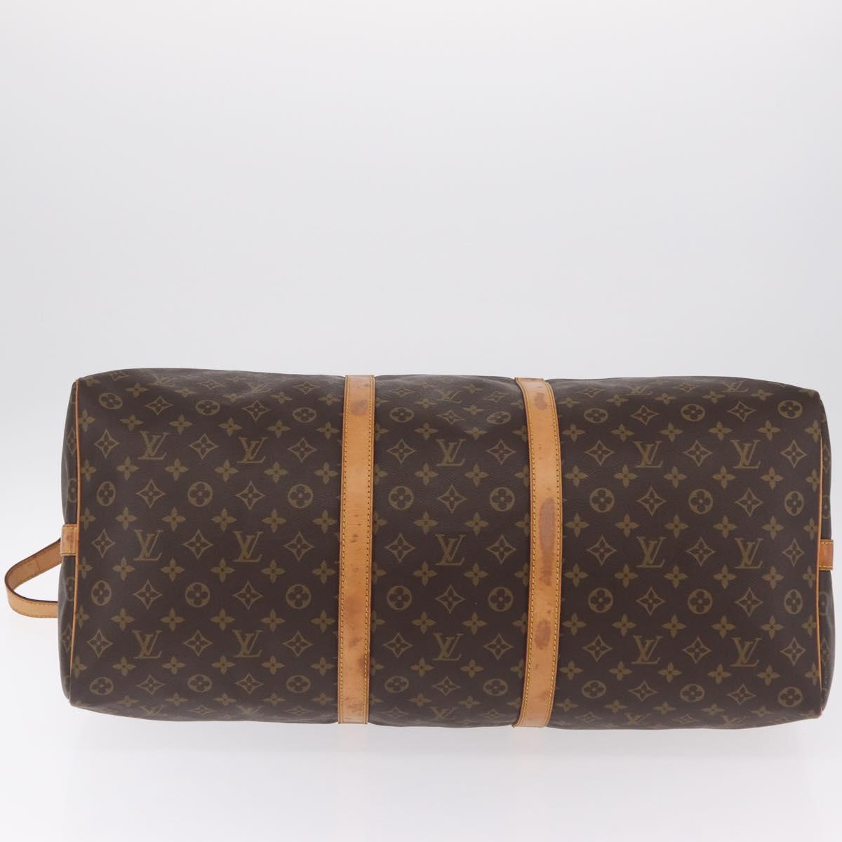 LOUIS VUITTON Monogram Keepall Bandouliere 60 Boston Bag M41412 LV Auth ka6301