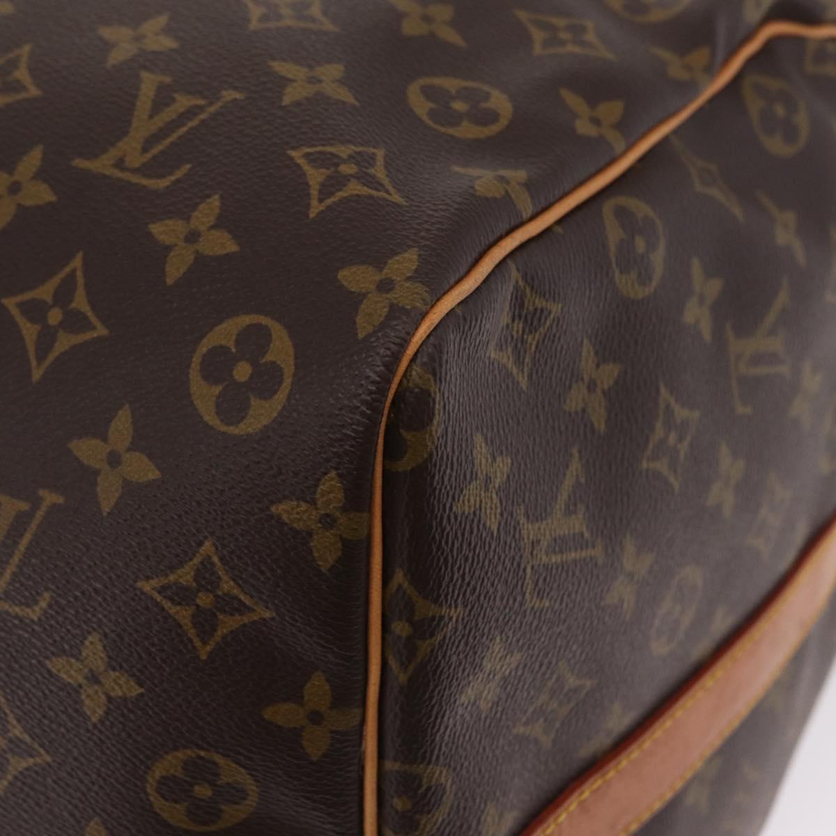 LOUIS VUITTON Monogram Keepall Bandouliere 60 Boston Bag M41412 LV Auth ka6301