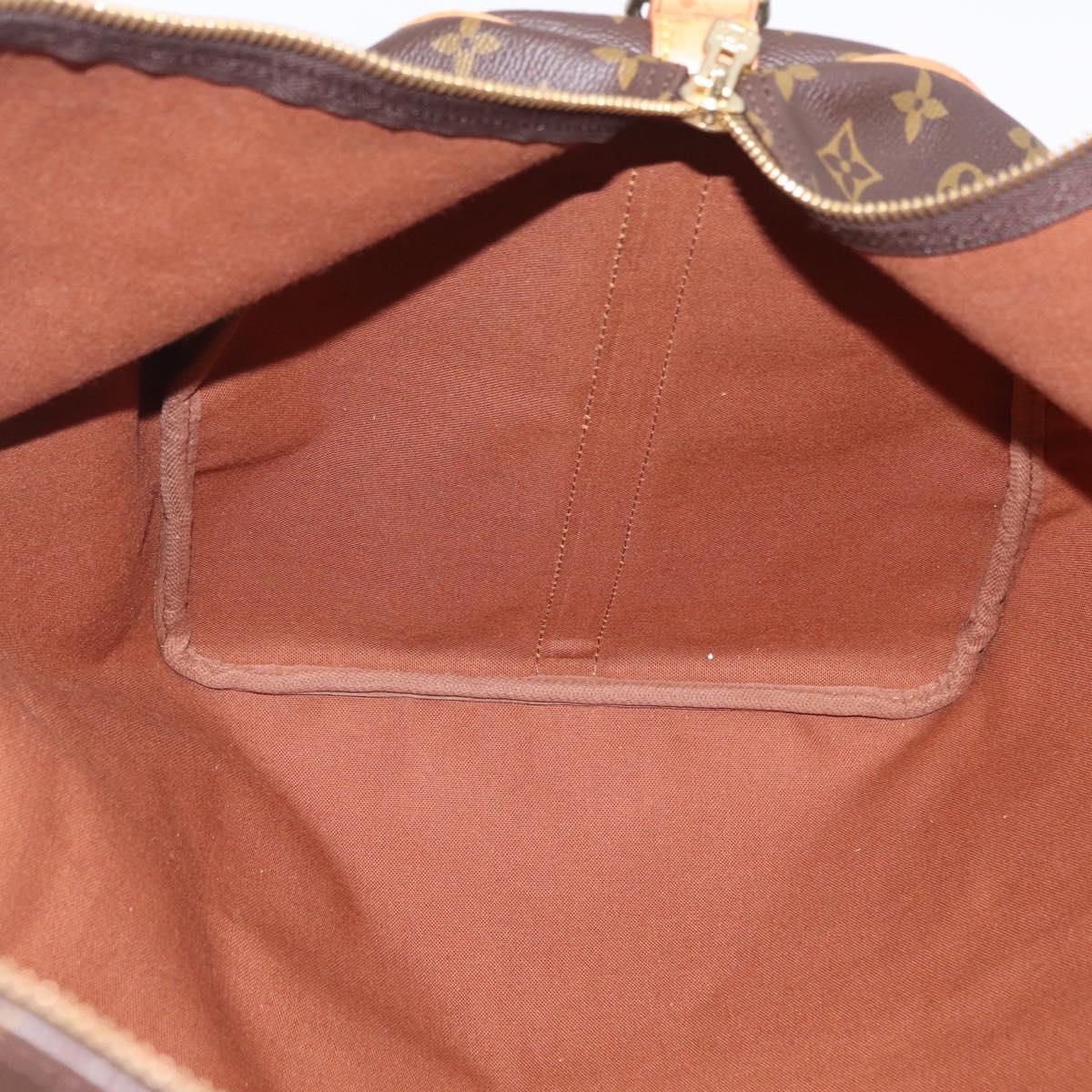 LOUIS VUITTON Monogram Keepall Bandouliere 60 Boston Bag M41412 LV Auth ka6301