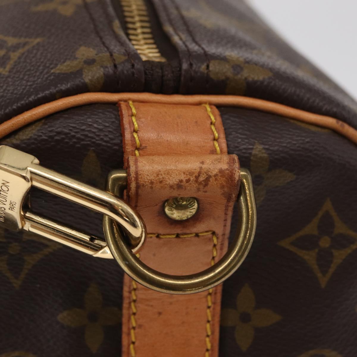 LOUIS VUITTON Monogram Keepall Bandouliere 60 Boston Bag M41412 LV Auth ka6301