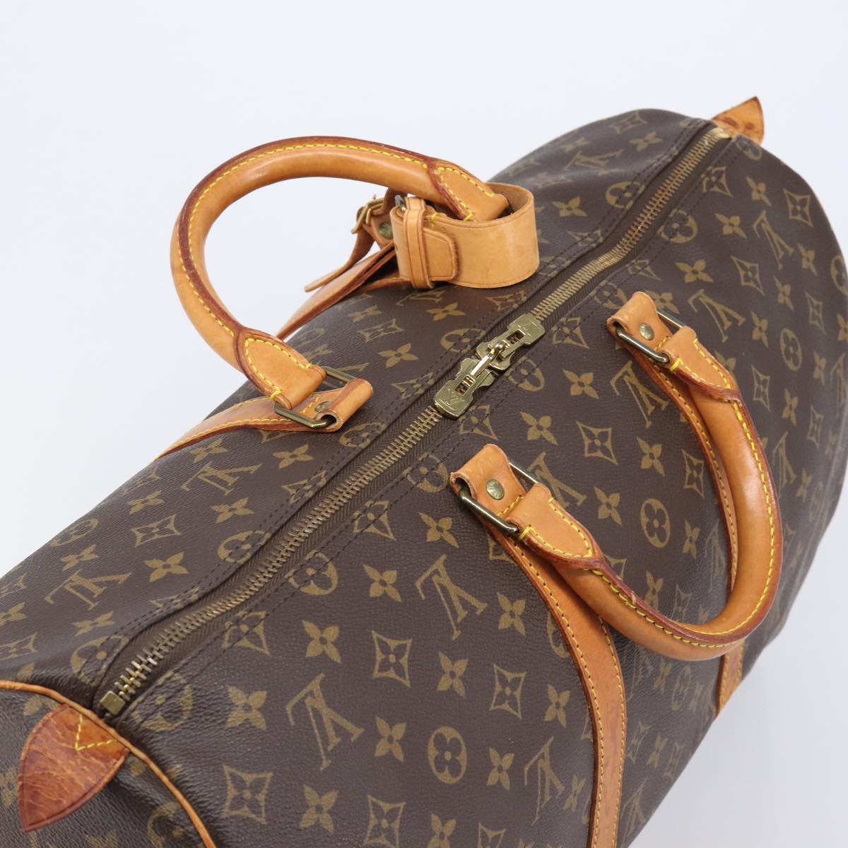 LOUIS VUITTON Monogram Keepall 50 Boston Bag M41426 LV Auth ka6302