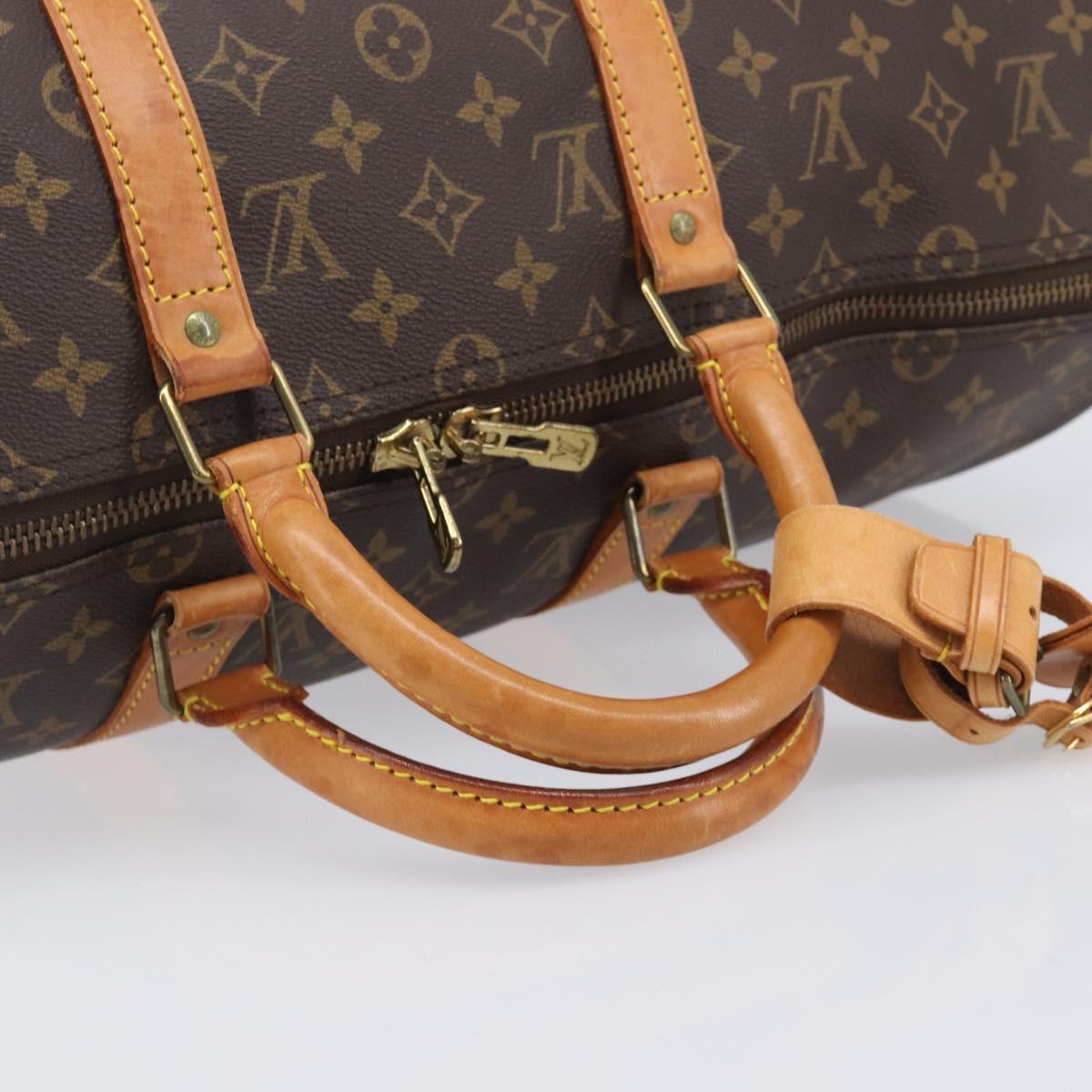 LOUIS VUITTON Monogram Keepall 50 Boston Bag M41426 LV Auth ka6302