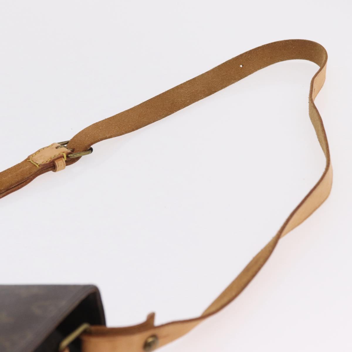 LOUIS VUITTON Monogram Cartouchiere GM Shoulder Bag M51252 LV Auth ka6303