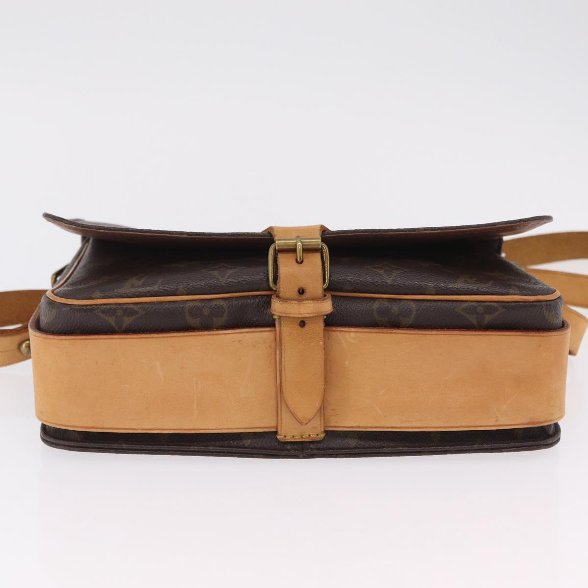 LOUIS VUITTON Monogram Cartouchiere GM Shoulder Bag M51252 LV Auth ka6303