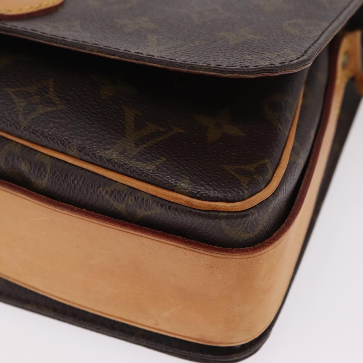 LOUIS VUITTON Monogram Cartouchiere GM Shoulder Bag M51252 LV Auth ka6303