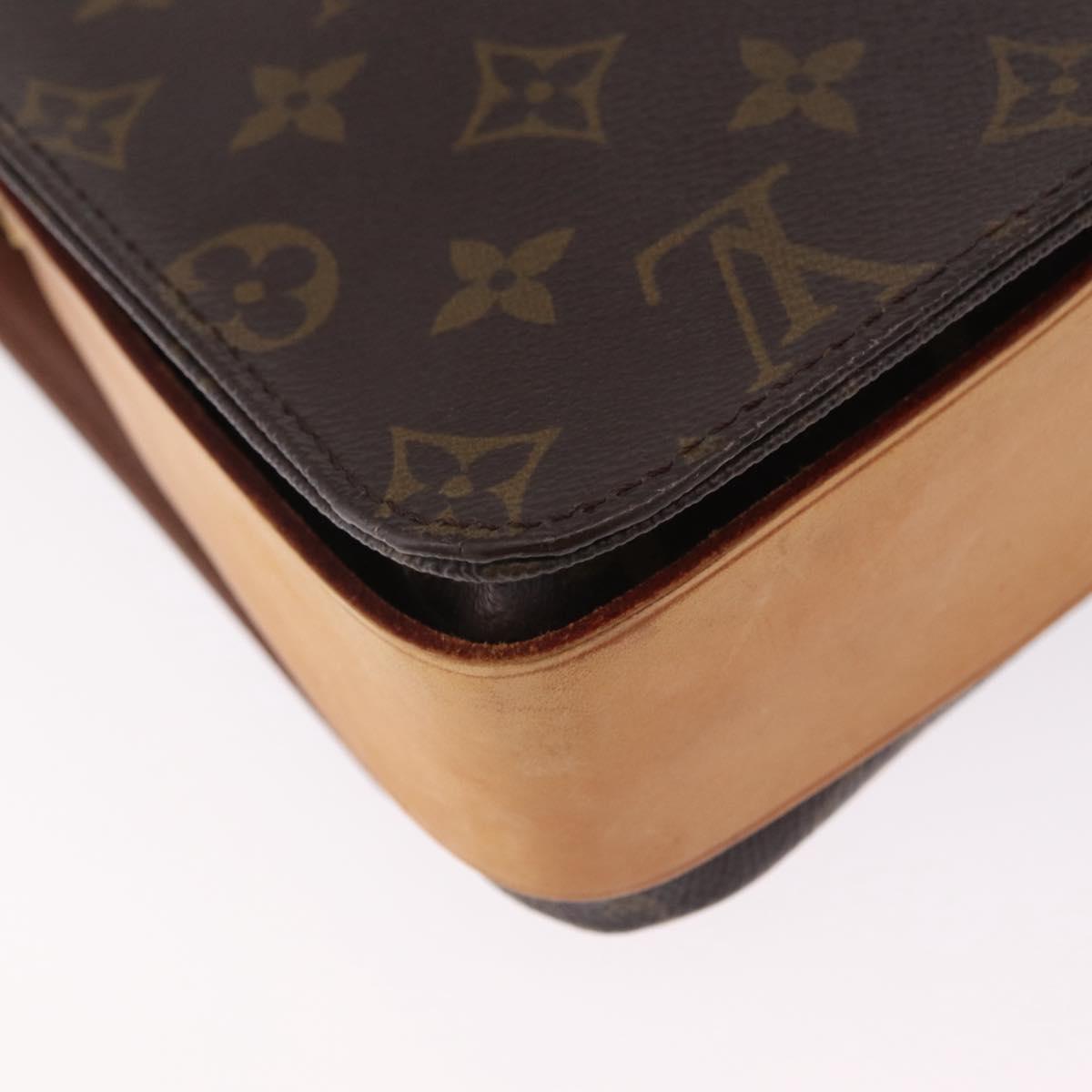 LOUIS VUITTON Monogram Cartouchiere GM Shoulder Bag M51252 LV Auth ka6303