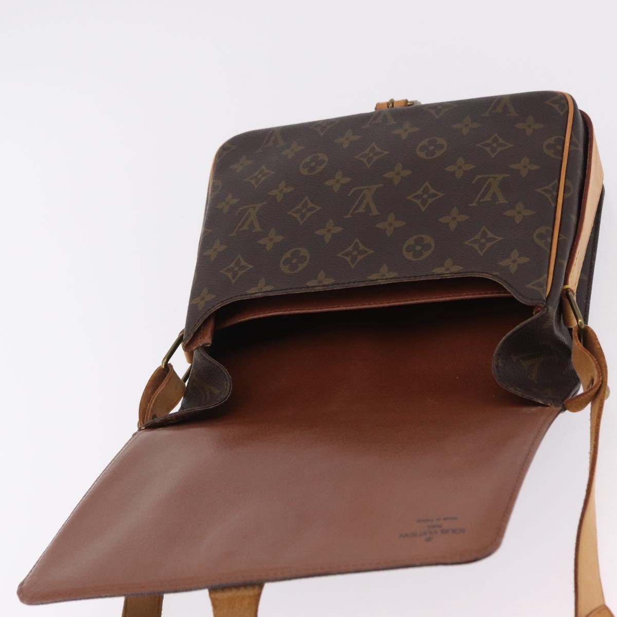 LOUIS VUITTON Monogram Cartouchiere GM Shoulder Bag M51252 LV Auth ka6303