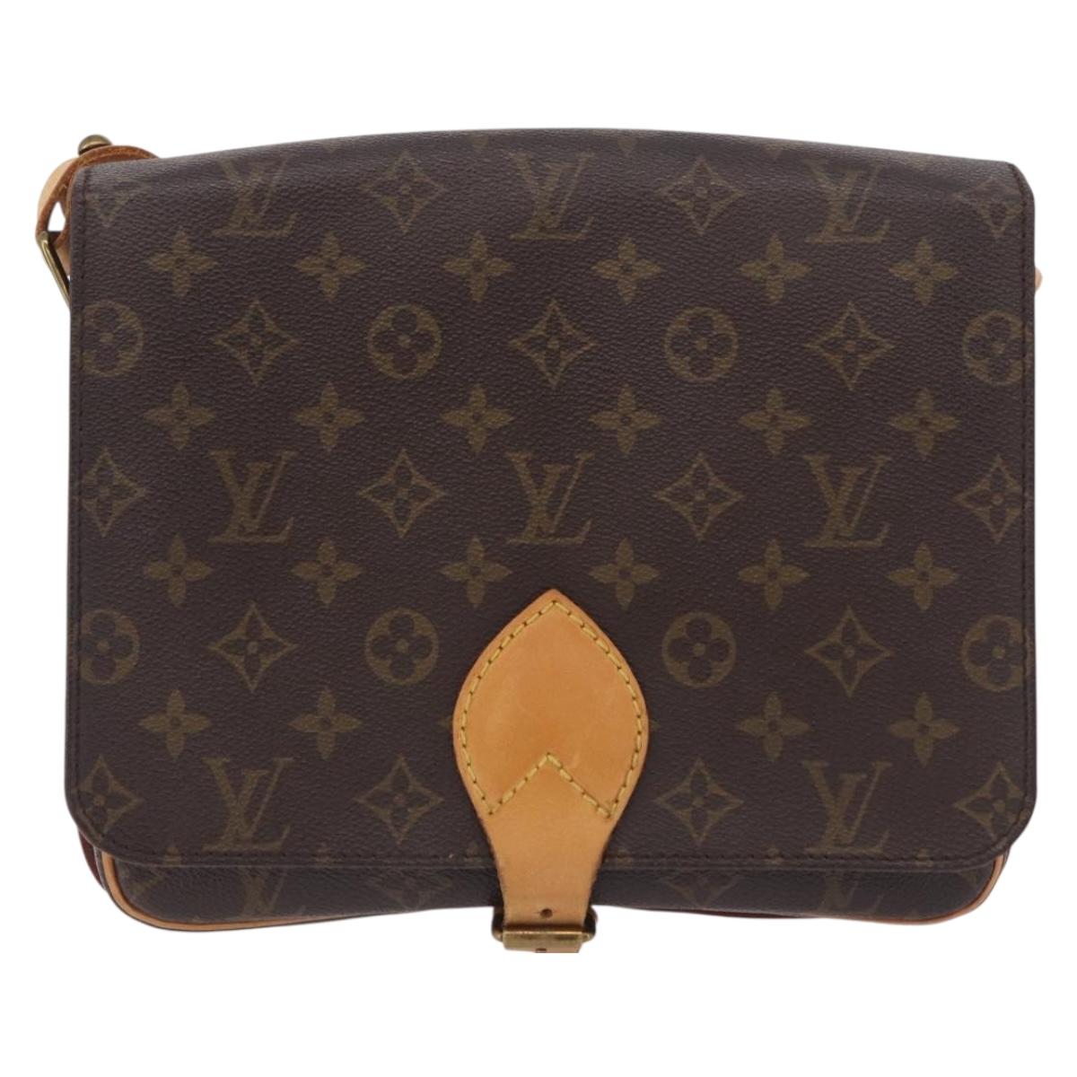 LOUIS VUITTON Monogram Cartouchiere GM Shoulder Bag M51252 LV Auth ka6303